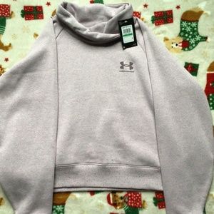 Women’s Under Armour  Rival Fleece Wrap Neck Sweatshirt